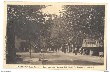 Montfavet. Carrefour des avenues d'Avignon, Realpanier et Morières (7404)