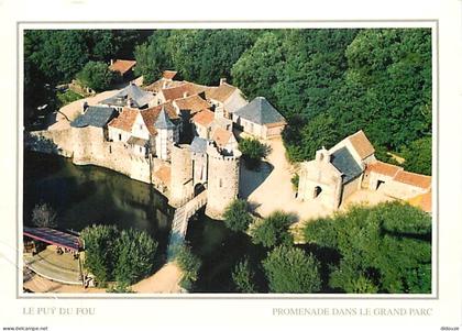 85 - Les Epesses - Grand Parc du Puy du Fou - Vue aérienne - Etat pli visible - CPM - Voir Scans Recto-Verso