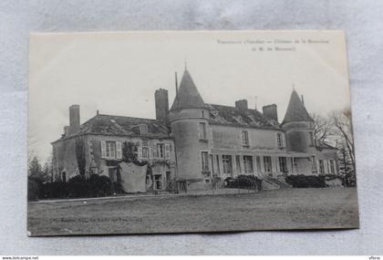 Venansault, château de la Boursière, Vendée 85