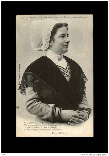 85 - LES EPESSES - 70 - Etude de Coiffe - Les Epesses-Saint-Laurent