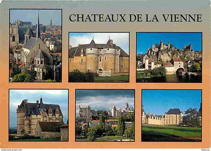 Carte Postale - 86 - Vienne - Chateaux de la Vienne - Multivues - Flamme Postale de Vouneuil sous Biard - CPM - Voir Sca