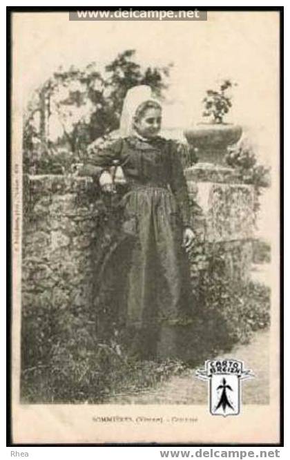 86 Sommières-du-Clain - SOMMIERES (Vienne) - Costume - cpa