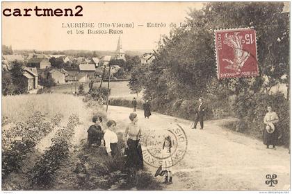 LAURIERE ENTREE DE LAURIERE ET LES BASSES-RUES ANIMEES 87