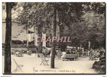 CPA Contrexeville Concert Dans le Parc