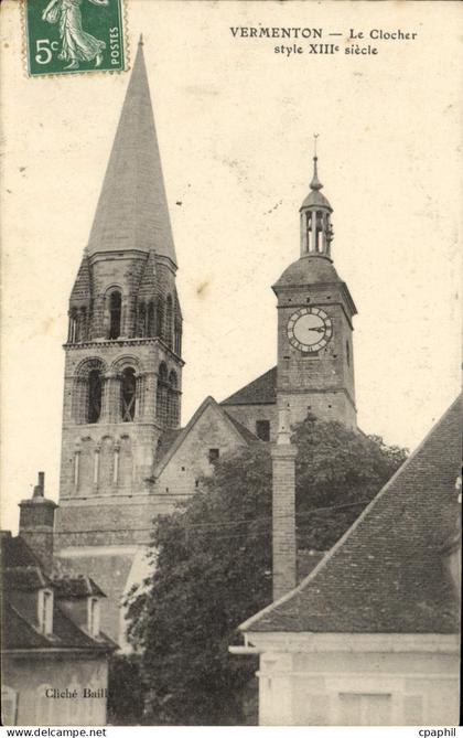 CPA Vermenton Le Clocher