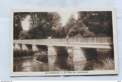Dannemoine, le pont sur l'Armançon, Yonne 89