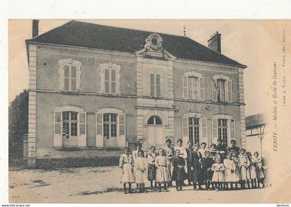 89 /rb no/ VENOY   mairie et école de garçons