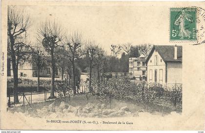 CPA Saint-Brice-sous-Forêt Boulevard de la Gare
