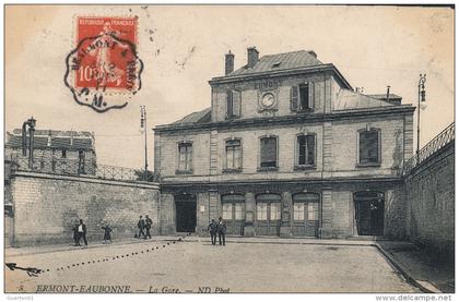 ( CPA 95 )  ERMONT-EAUBONNE  /  La Gare -