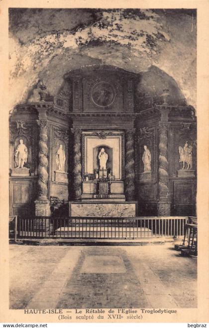 HAUTE ISLE    RETABLE DE L EGLISE