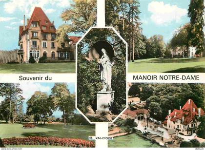 Carte Postale - 95 - Maffliers - Manoir Notre Dame - Multivues - Mention Photographie Véritable - Carte dentelée - CPSM