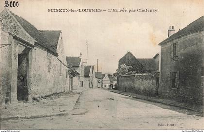 FRANCE - Puiseux les Louvres - Entrée par Chatenay - Bâtiments - CPA