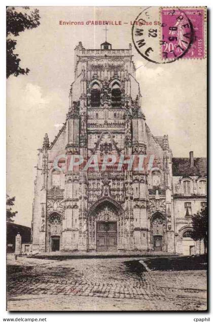 Abbeville - L Eglise - CPA