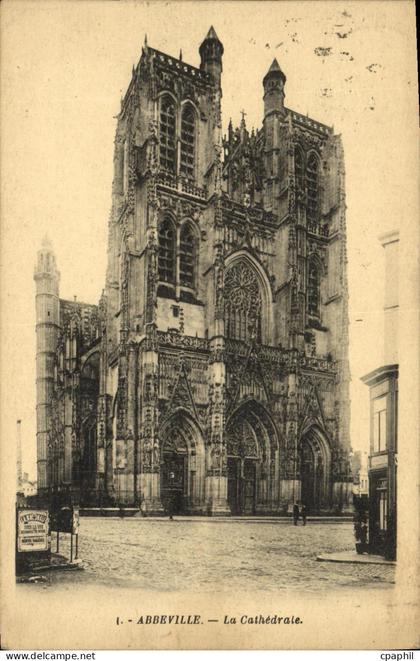 CPA Abbeville La Cathedrale