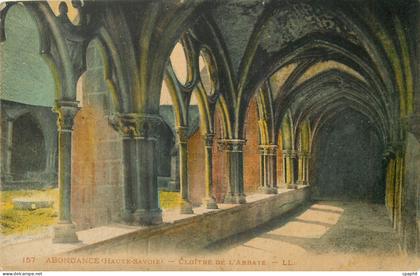 CPA Abondance Haute Savoie Cloitre de l'Abbaye
