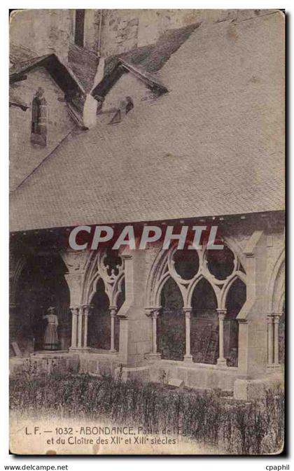 CPA Abondance Partie de l'Eglise et du Cloitre