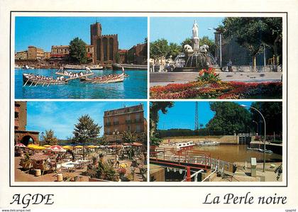 CPM Agde Herault France Perle noire de la Mediterranee