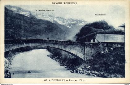 CPA Aiguebelle Pont sur L Arc