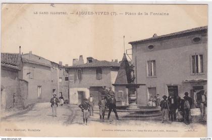 30 / AIGUES VIVES / PLACE DE LA FONTAINE