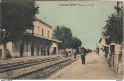 AIGUES  VIVES   LA GARE