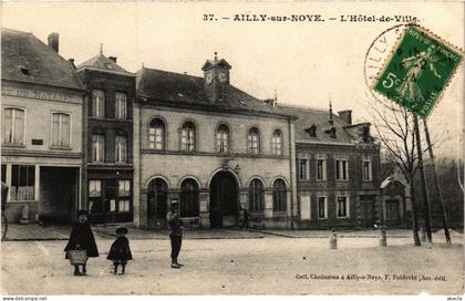 CPA Ailly sur Noye Hotel de Ville (1497476)
