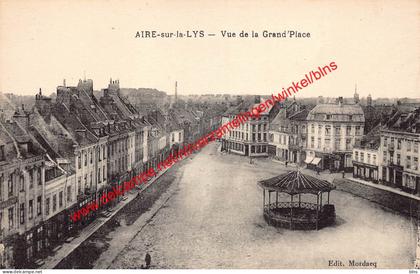 Vue de la Grand'Place - Aire sur la Lys - (62) Pas de Calais