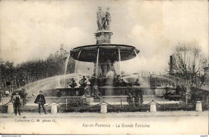 Aix en Provence - La Grande Fontaine - CPA