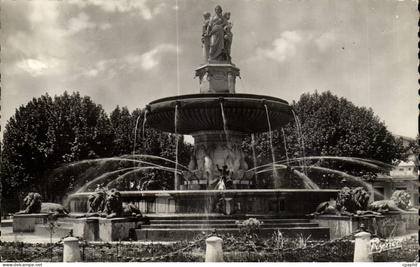 Aix en Provence - la grande Fontaine - CPA