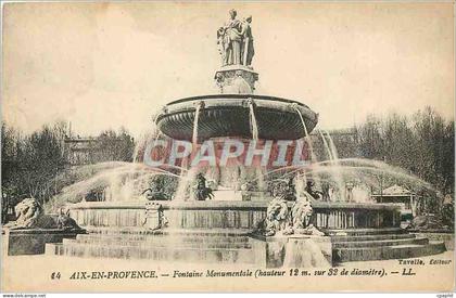 CPA Aix-en-Provence - Fontaine Monumentale