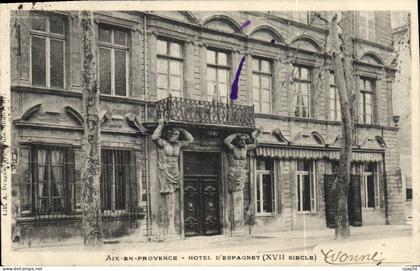 CPA Aix en Provence Hotel d'Espagnet
