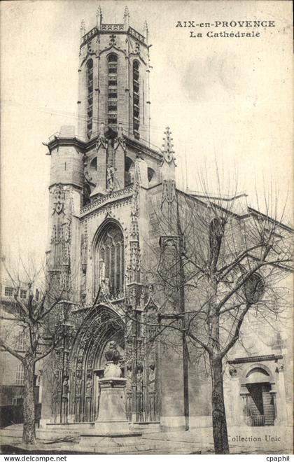 CPA Aix en Provence la Cathedrale