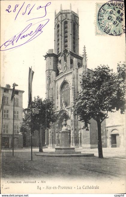 CPA Aix en Provence la Cathedrale