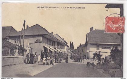 Savoie - Albens - la place Centrale