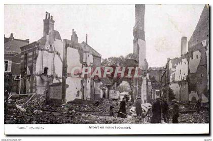 Albert en ruines - CPA