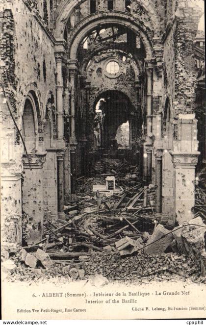 Albert - Interieur de la Basilique - CPA