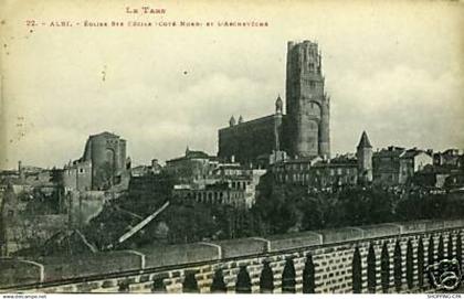 81 - Albi - Eglise Ste-Cecile et l'Archeveche