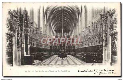 CPA Albi Les Stalles du Choeur de la Cathedrale