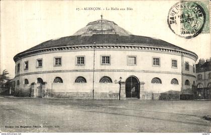 CPA Alencon La Halle Aux Bles