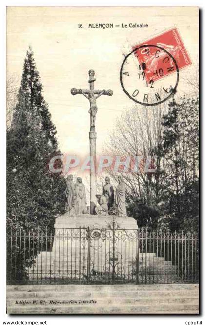 CPA Alencon Le Calvaire