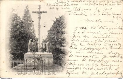 CPA Alencon Le Calvaire