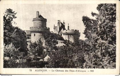 CPA Alencon Le Chateau des Ducs d Alencon