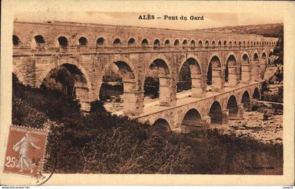 CPA Ales Pont Du Gard