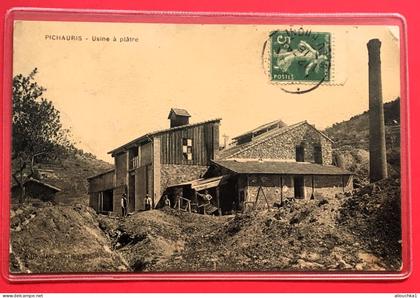 1909 ALLAUCH Pichauris [13] B.-du-Rhône Usine à Plâtre Carte Postale Top Cpa-Allauch Banlieue de Marseille-Ed.