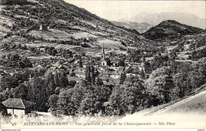 CPA Allevard Les Bains Vue Generale prise de la Chataigneraie