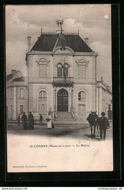 CPA Allonnes, La Mairie