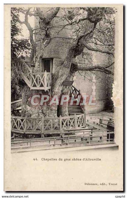 CPA Allouville Bellefosse Chapelle du gros chene