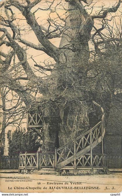 CPA Allouville Bellefosse Environs de Yvelot le Chene Chapelle