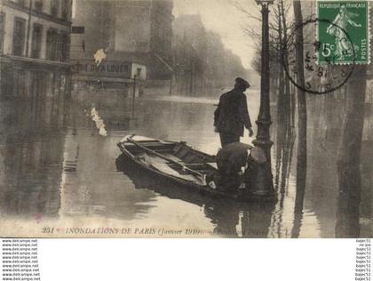Paris - Inondation janvier 1910