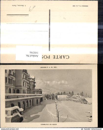 148596,Combloux en hiver Winteransicht
