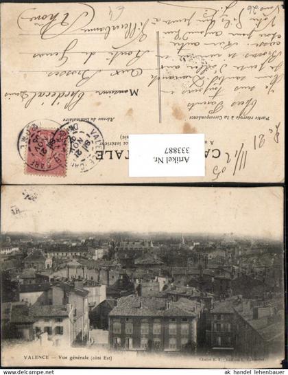333887,Rhone-Alpes Drome Valence Vue generale Totale